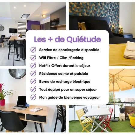 公寓 Quietude - Clim - Parking - Fibre