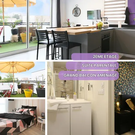 Quietude - Clim - Parking - Fibre 公寓 *