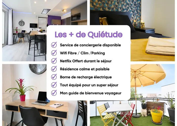 公寓 Quietude - Clim - Parking - Fibre