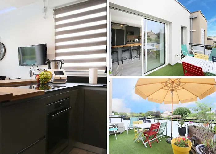 Quietude - Clim - Parking - Fibre Appartement