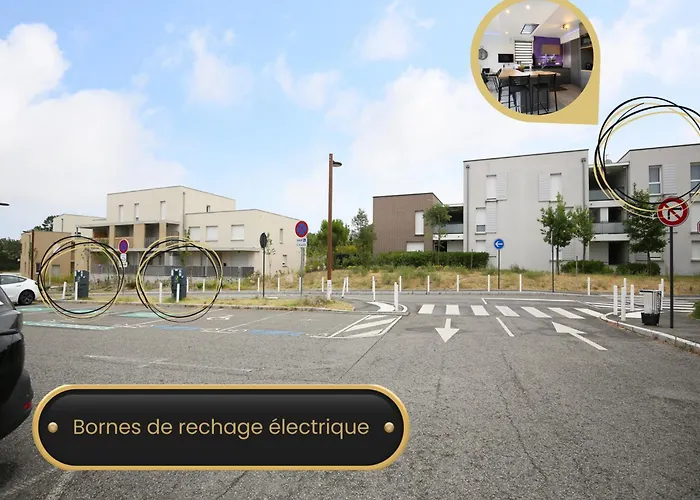 Quietude - Clim - Parking - Fibre 公寓 *